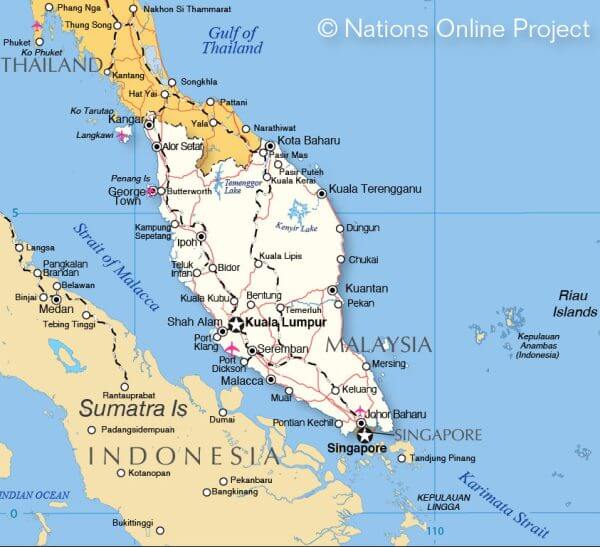 Malaysia-political-map