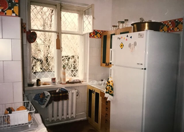 photo of white kitchen