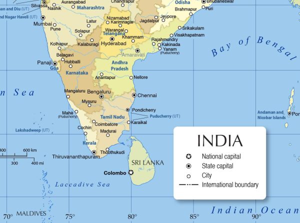 map of India