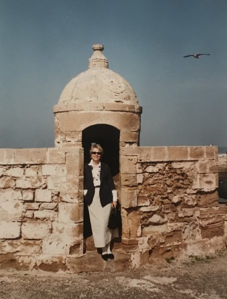 Nancy wearing long skirt