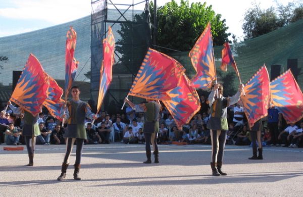 colorful flags