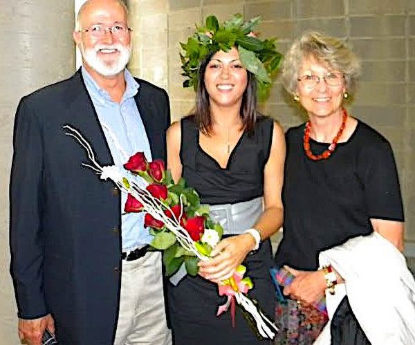 Russell & Nancy with friend Valentina